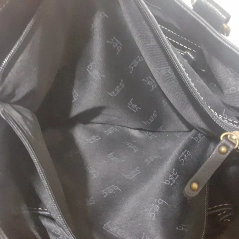 boc Born Concepts Gray Pebbled Shoulder Bag Purse - Picture 8 of 9